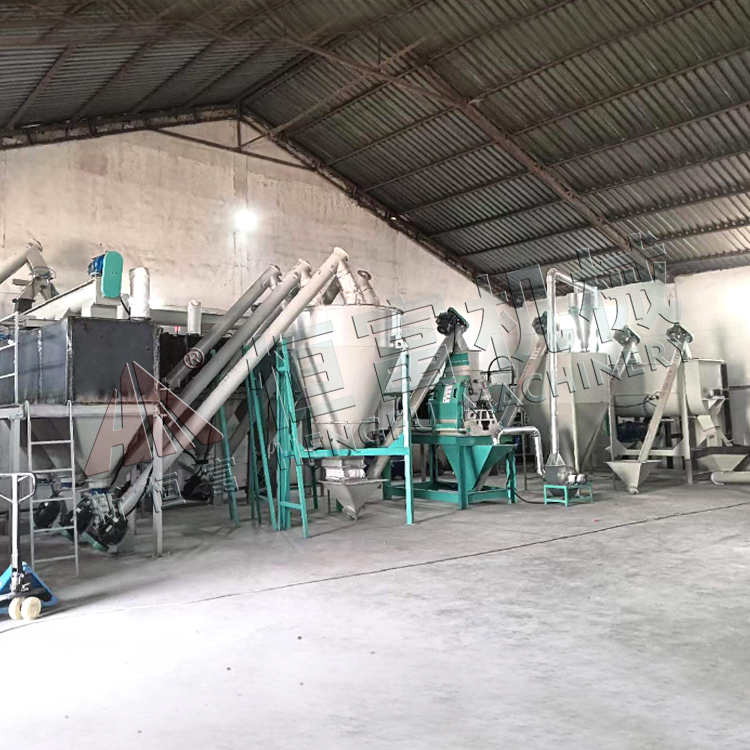 讚比亞顆粒飼料加工機組